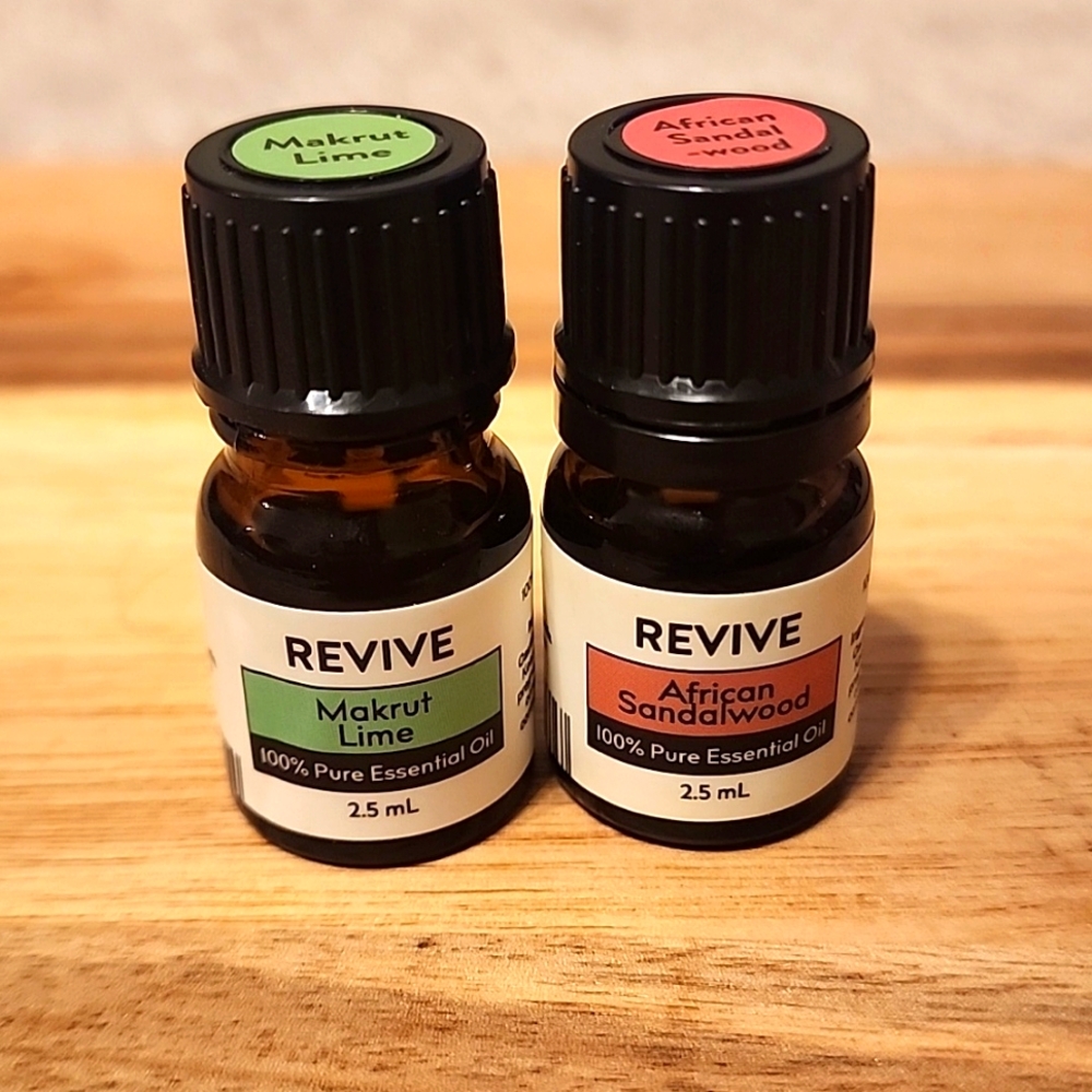 Makrut Lime + African Sandalwood - Rare Set of 2 Oils